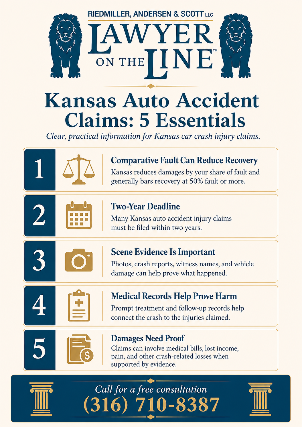 auto accident attorney infographic
