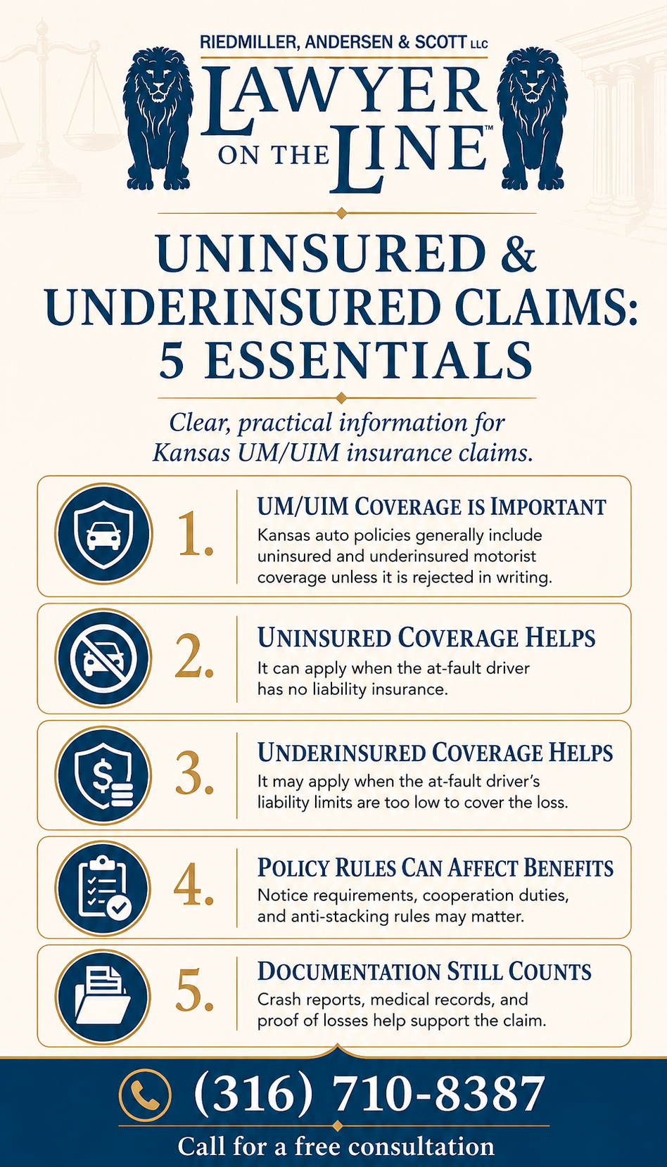 underinsured and uninsured attorney infographic