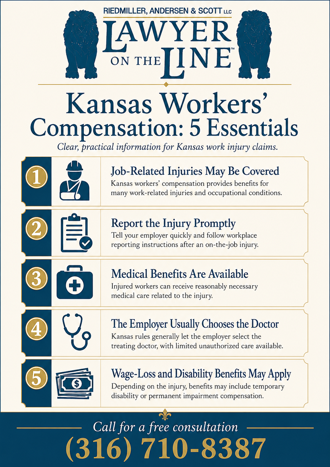 workers compensation attorney infographic
